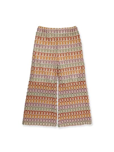 Pantalone svasato colorato La Stupenderia
