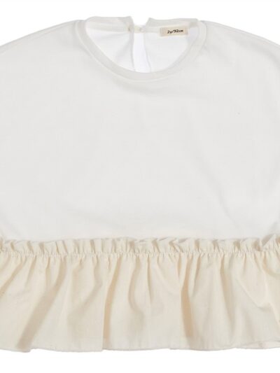 Maglia con balza panna MyMiky