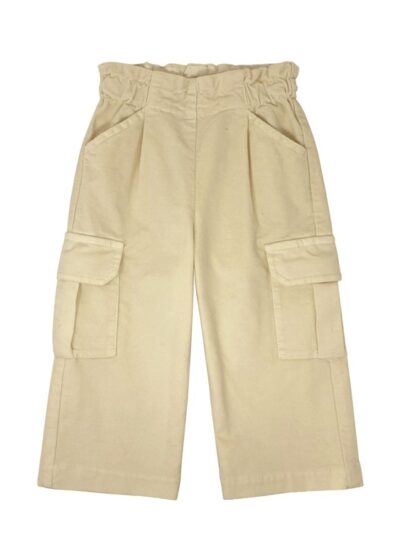 Pantalone cargo in velluto panna Zhoe & Tobiah