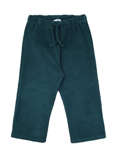 Pantalone in velluto a coste larghe verde muschio Per te