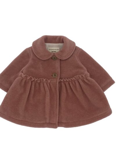 Cappottino in pile rosa antico Zhoe & Tobiah