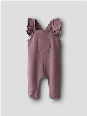 Salopette in caldo cotone rosa antico Lil Atelier