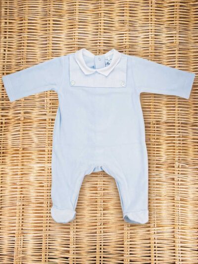 Tutina in ciniglia celeste Baroni