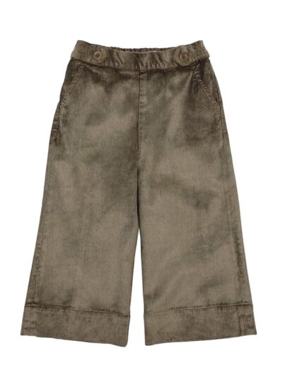 Pantalonein velluto lucido biscotto Zhoe & Tobiah