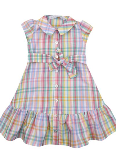 Abito a quadri multicolor Per te