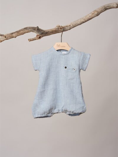 Pagliaccetto in garza con taschino Latitta