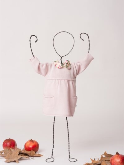 Abito in 100% lana vergine rosa Latitta