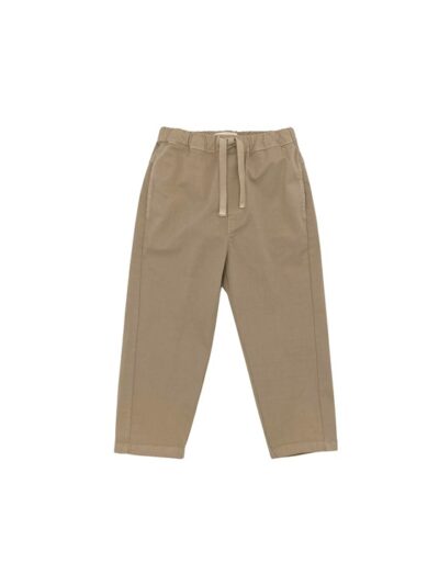 Pantalone lungo in cotone beige Zhoe & Tobiah