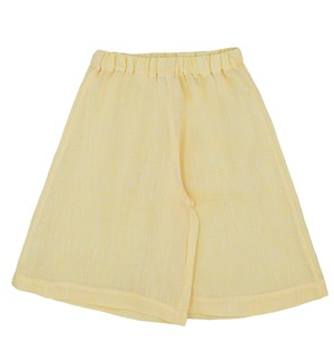 Pantalone largo in lino giallo Per te