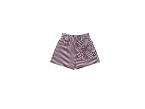 Bermuda a righe rosso e bainco con fiore Zhoe & Tobiah