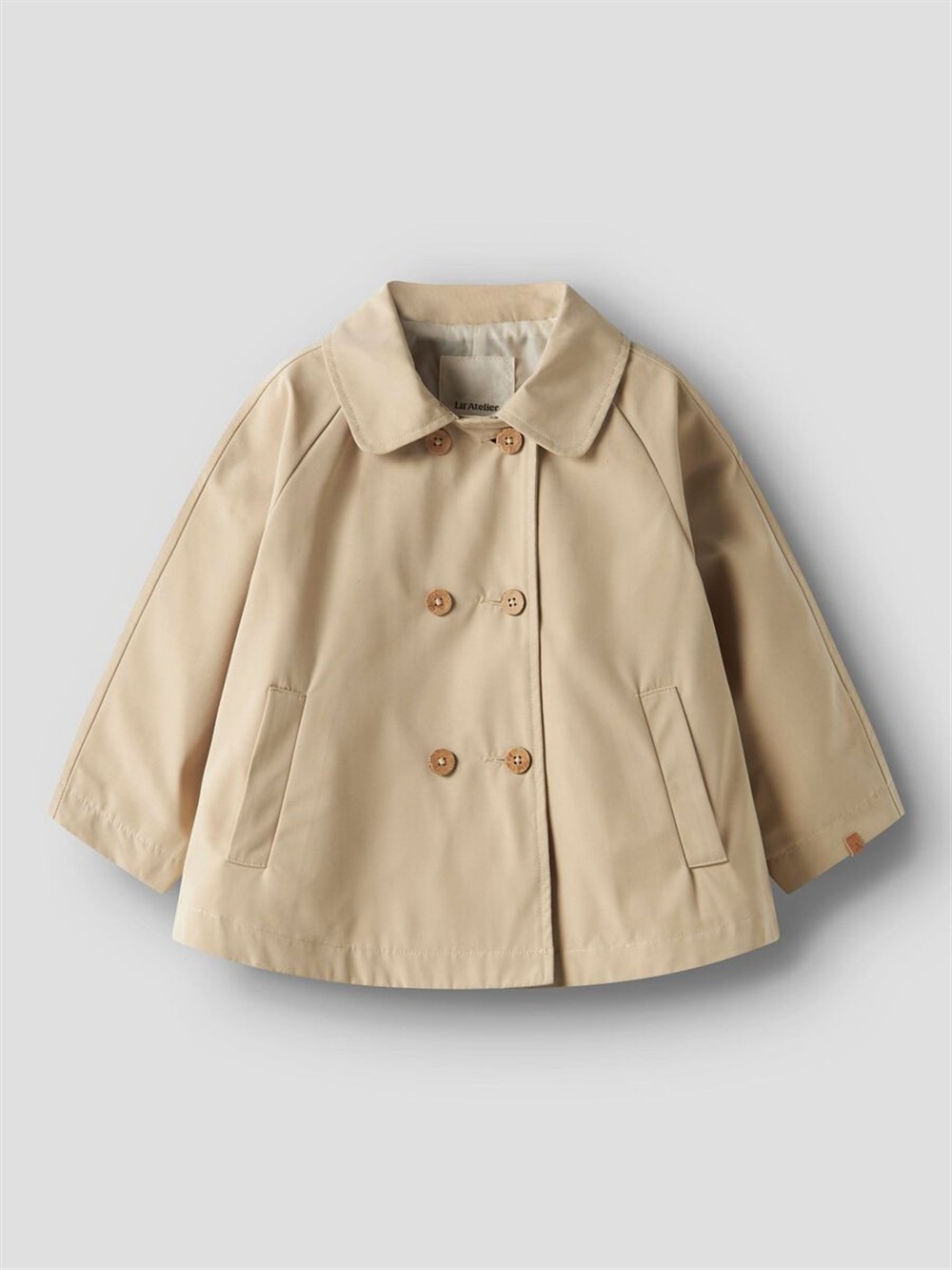 Trench corto beige Lil Atelier
