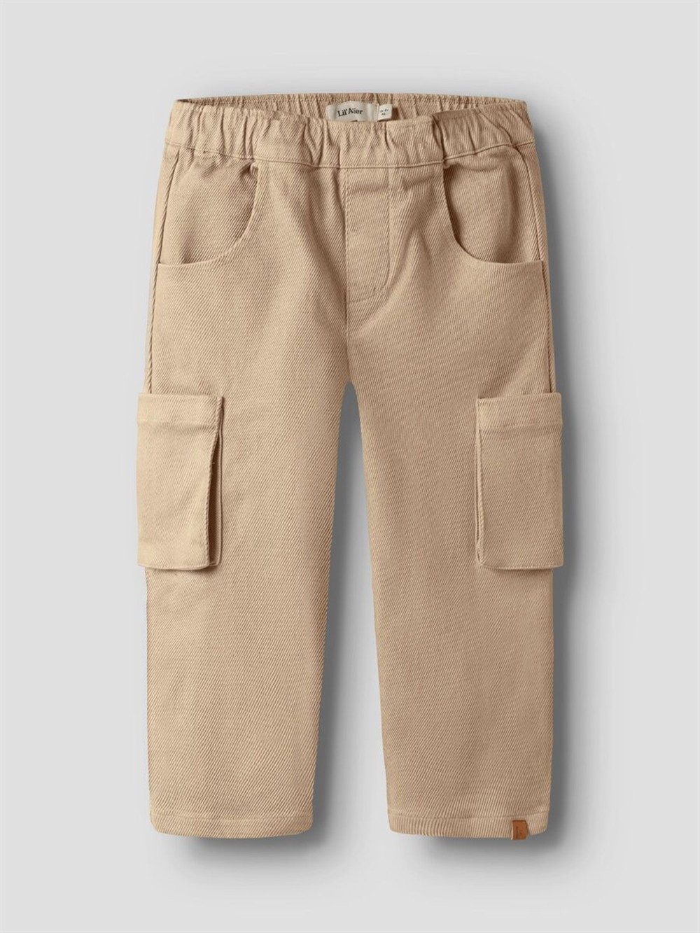 Pantalone in cotone con tasconi beige Lil Atelier