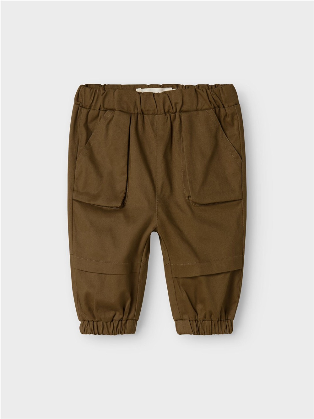 Pantalone marrone con polsini Lil Atelier